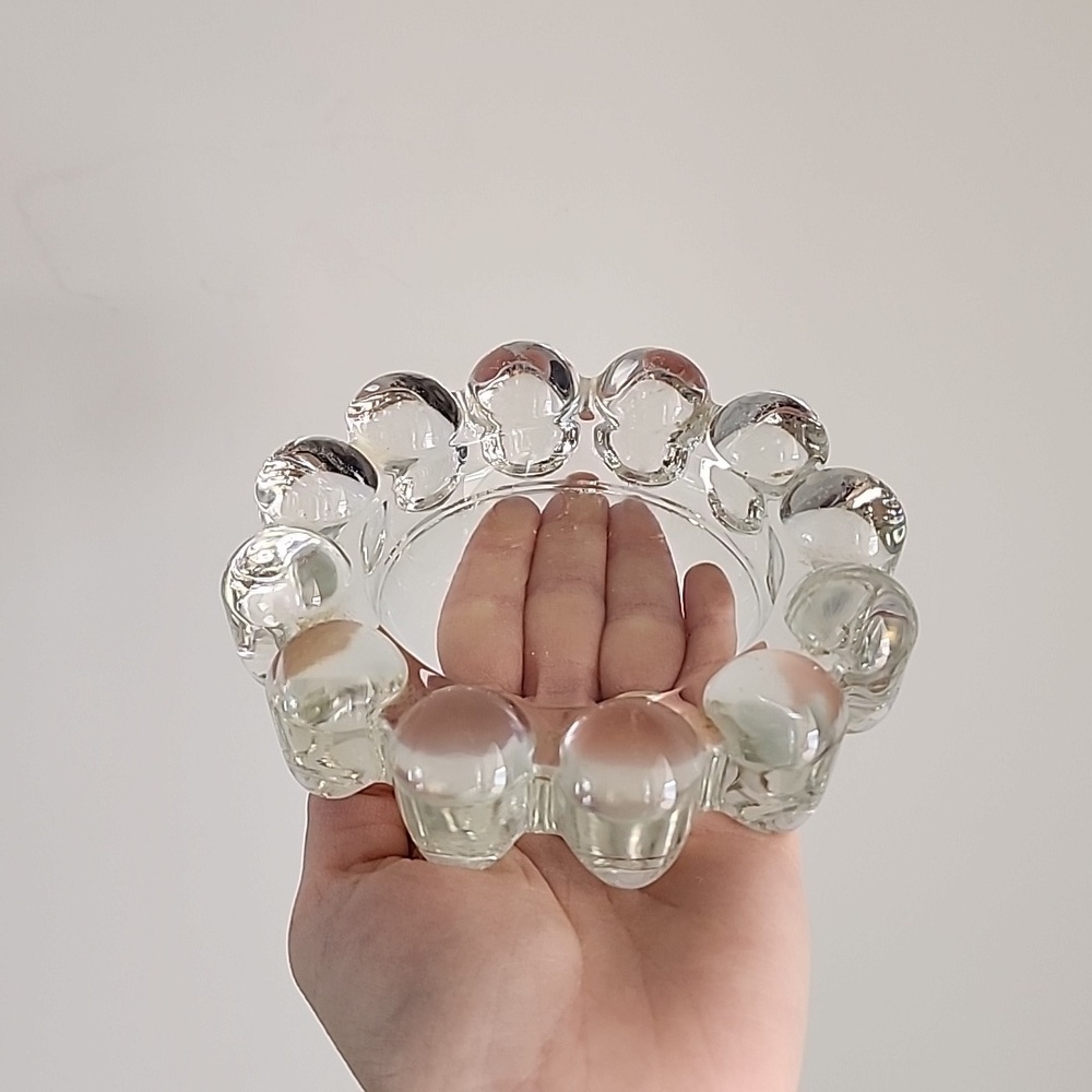 Vintage Boopie glass Ashtray